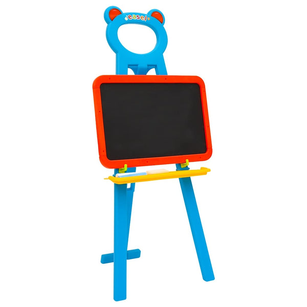 2-in-1 Kinderstaffelei mit Kreidetafel