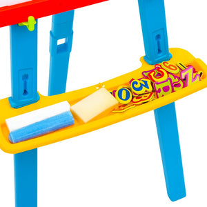 2-in-1 Kinderstaffelei mit Kreidetafel