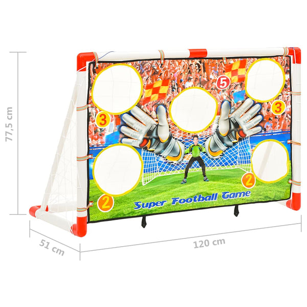 Fußballtor Set mit Torwand
