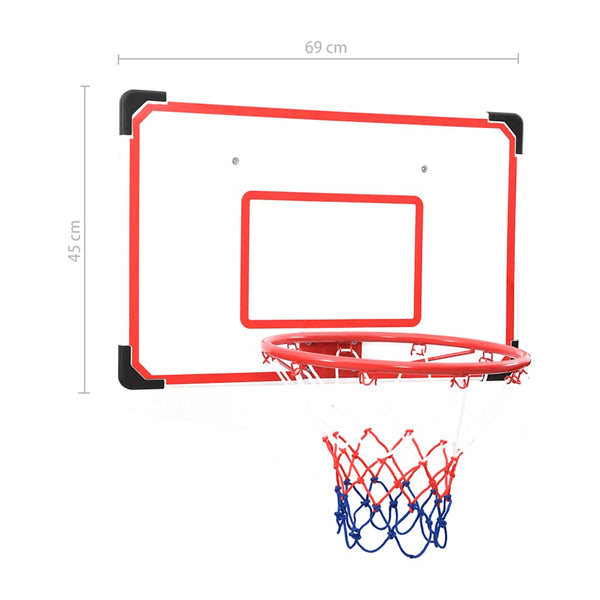 Wandmontiertes 5-tlg. Basketball-Set