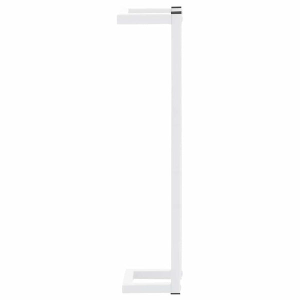 Weißer Handtuchständer aus Stahl, 60 cm