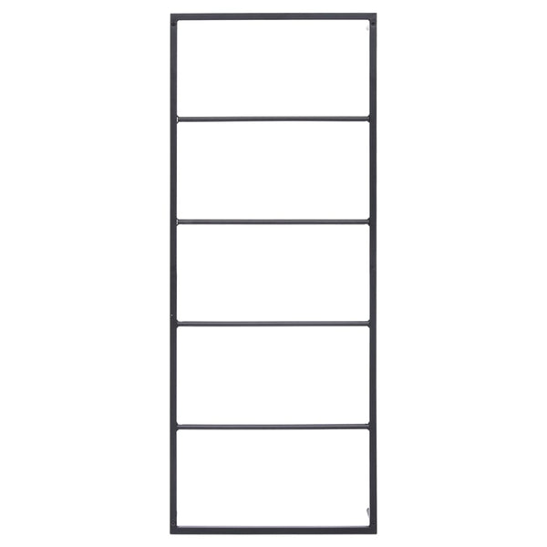 vidaXL Porte-serviettes noir 45x10x115 cm Acier