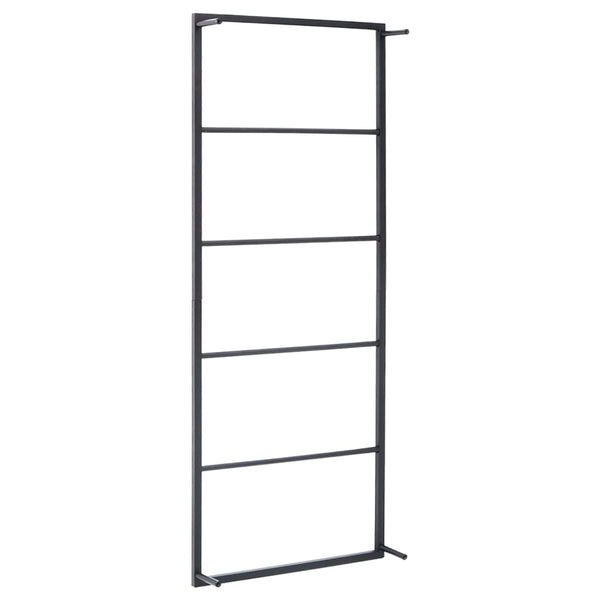 vidaXL Porte-serviettes noir 45x10x115 cm Acier
