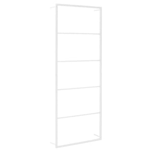 vidaXL Porte-serviettes Blanc 45 x 10 x 115 cm Acier