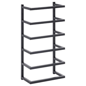 vidaXL Porte-serviettes noir 24x12x48 cm Acier