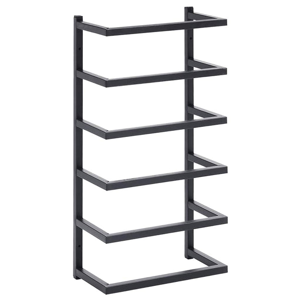 vidaXL Porte-serviettes noir 24x12x48 cm Acier
