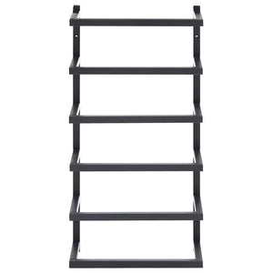 vidaXL Porte-serviettes noir 24x12x48 cm Acier