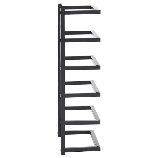 vidaXL Porte-serviettes noir 24x12x48 cm Acier