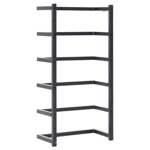 vidaXL Porte-serviettes noir 24x12x48 cm Acier