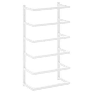 vidaXL Porte-serviettes blanc 24x12x48 cm acier