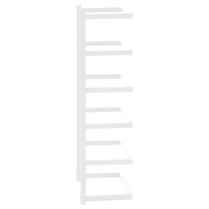 vidaXL Porte-serviettes blanc 24x12x48 cm acier