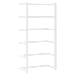 vidaXL Porte-serviettes blanc 24x12x48 cm acier