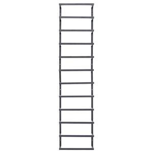 vidaXL Porte-serviettes Noir 24x12x96 cm Acier