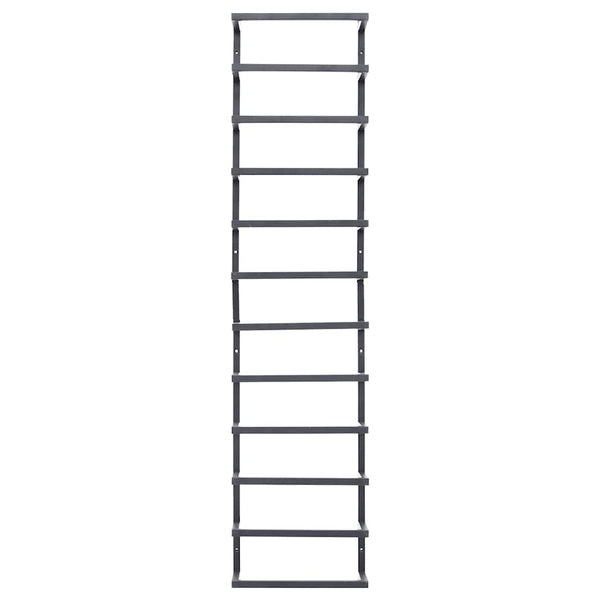 vidaXL Porte-serviettes Noir 24x12x96 cm Acier