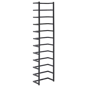vidaXL Porte-serviettes Noir 24x12x96 cm Acier
