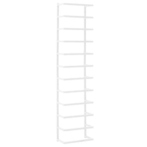 vidaXL Porte-serviettes Blanc 24x12x96 cm Acier