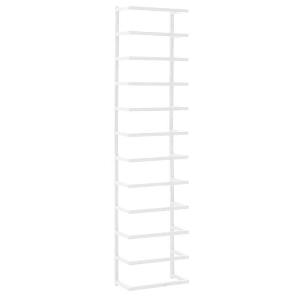 vidaXL Porte-serviettes Blanc 24x12x96 cm Acier