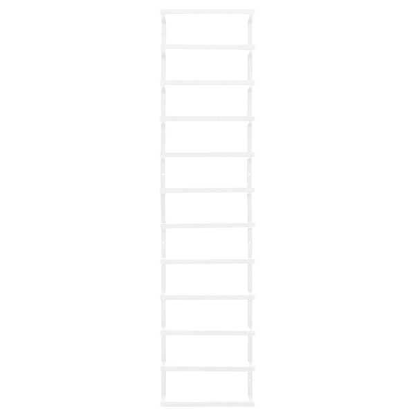vidaXL Porte-serviettes Blanc 24x12x96 cm Acier