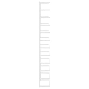 vidaXL Porte-serviettes Blanc 24x12x96 cm Acier