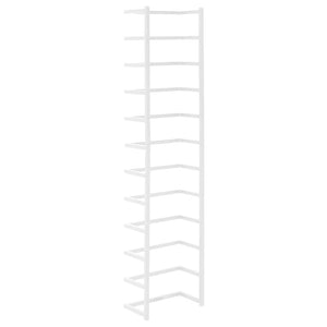 vidaXL Porte-serviettes Blanc 24x12x96 cm Acier