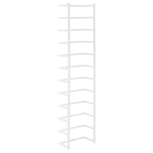 vidaXL Porte-serviettes Blanc 24x12x96 cm Acier