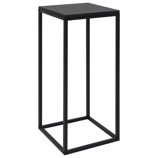 Schwarze Beistelltische, 2er-Set