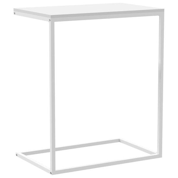 Weißer Beistelltisch 55x35x66 cm