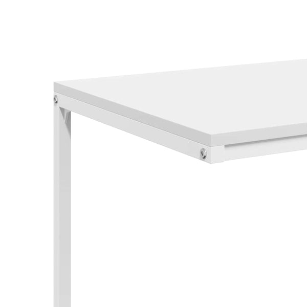 Weißer Beistelltisch 55x35x66 cm