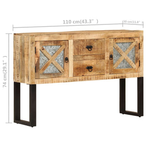 Sideboard aus Mangoholz, 110 cm