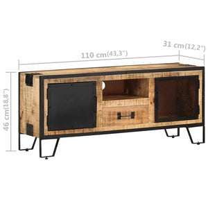 TV-Schrank aus Mangoholz, 110 cm