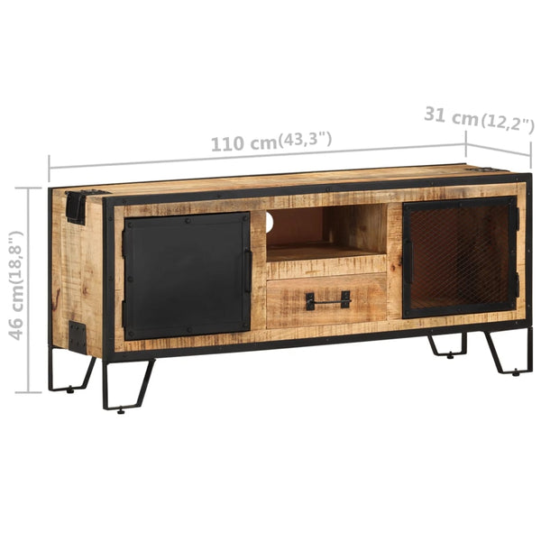 TV-Schrank aus Mangoholz, 110 cm