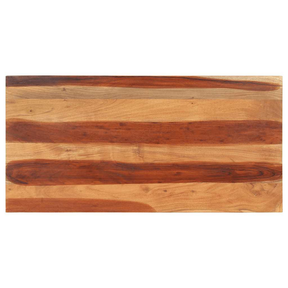 vidaXL Plateau de table 120x60x(2,5-2,7) cm Bois de Sesham massif