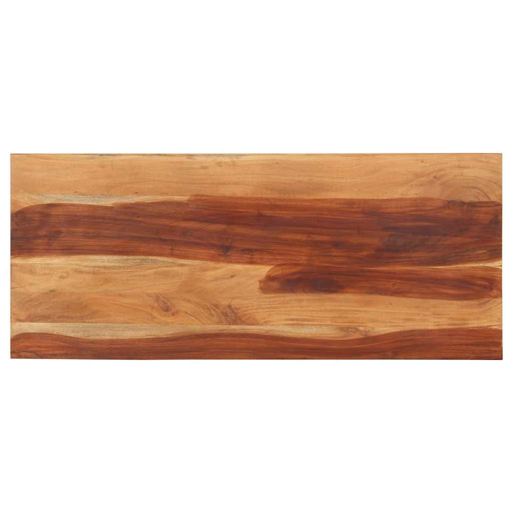 vidaXL Plateau de table 140x60x(2,5-2,7) cm Bois d'acacia massif