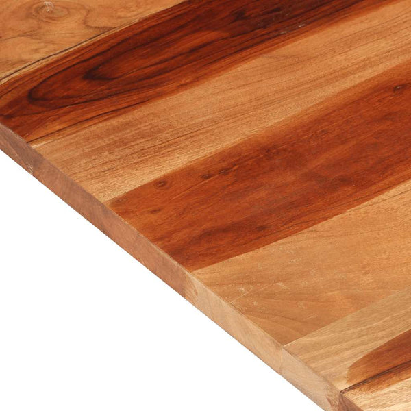 vidaXL Plateau de table 140x60x(2,5-2,7) cm Bois d'acacia massif