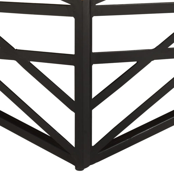 vidaXL Table basse 68x68x35 cm Bois de récupération massif
