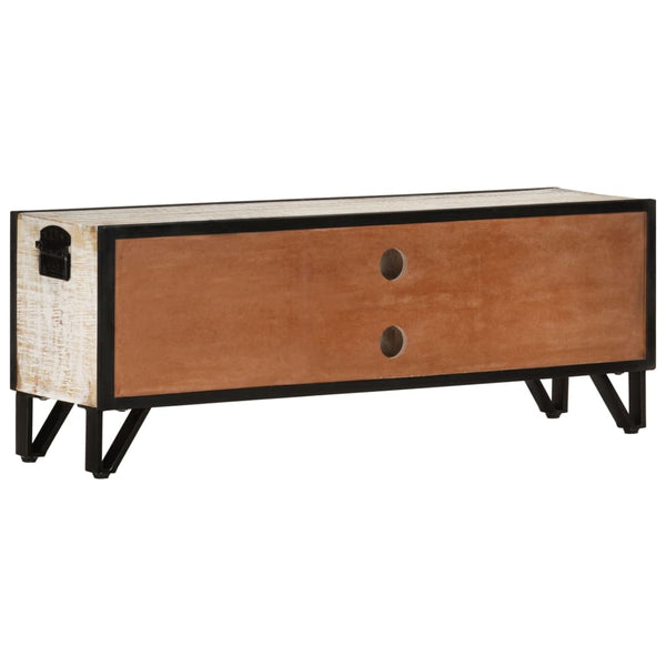 vidaXL Meuble TV 110x30x41 cm Bois d'acacia massif