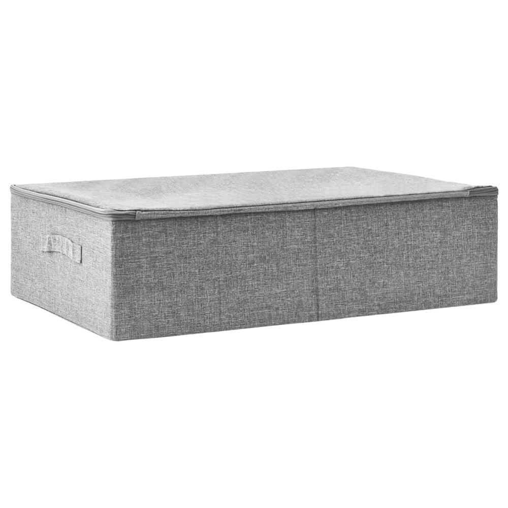 vidaXL Boîte de rangement en tissu 70x40x18 cm Gris