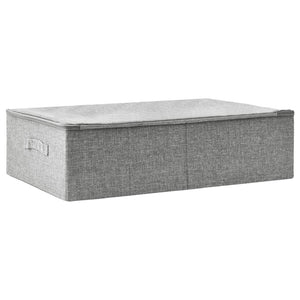 vidaXL Boîte de rangement en tissu 70x40x18 cm Gris