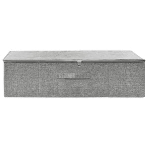 vidaXL Boîte de rangement en tissu 70x40x18 cm Gris
