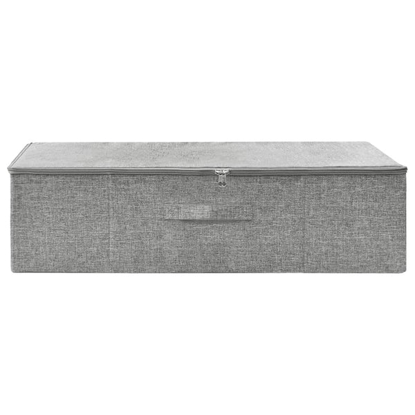 vidaXL Boîte de rangement en tissu 70x40x18 cm Gris