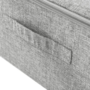 vidaXL Boîte de rangement en tissu 70x40x18 cm Gris