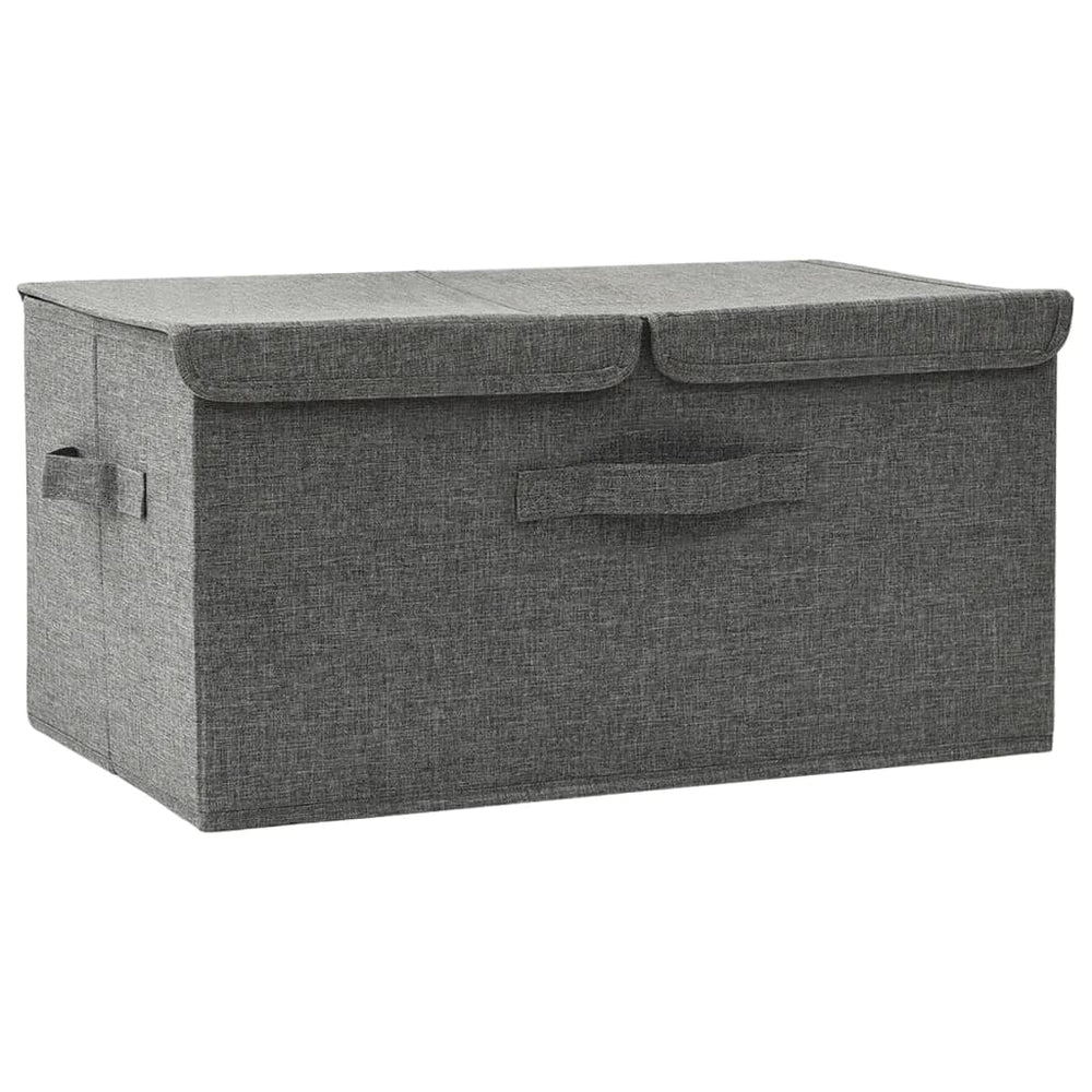 vidaXL Boîte de rangement en tissu 50x30x25 cm Anthracite