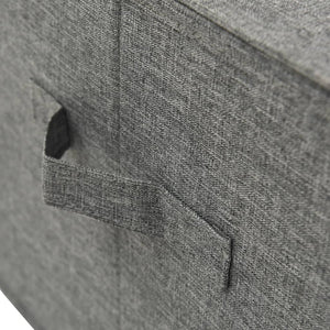 vidaXL Fabric Storage Box 50x30x25 cm Anthracite
