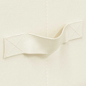 Stoff Aufbewahrungsbox Creme 50x30x25 cm