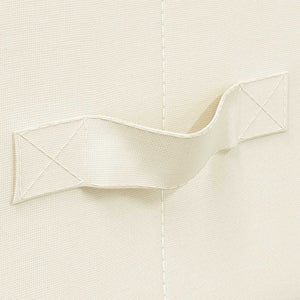 Aufbewahrungsboxen Stoff Creme 2er-Set 50x30x25cm