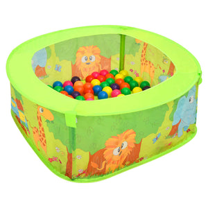 Bällebad für Kinder mit 50 Bällen 75x75x32 cm