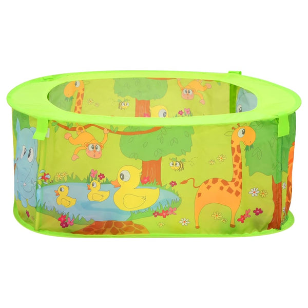 Bällebad für Kinder mit 50 Bällen 75x75x32 cm