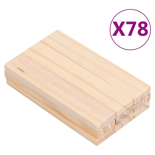 150-teiliges Bauklötze-Set aus Kiefernholz