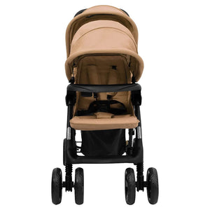 Tandem-Zwillingskinderwagen Taupe