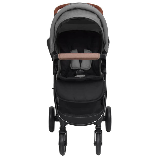 2-in-1 Kinderwagen Hellgrau